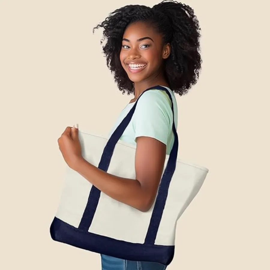 Canvas Tote Bag, custom tote bag with logo imprint 2