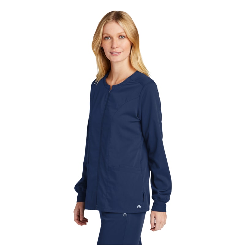 WonderWink Women's Premiere Flex Full-Zip Scrub Jacket 28
