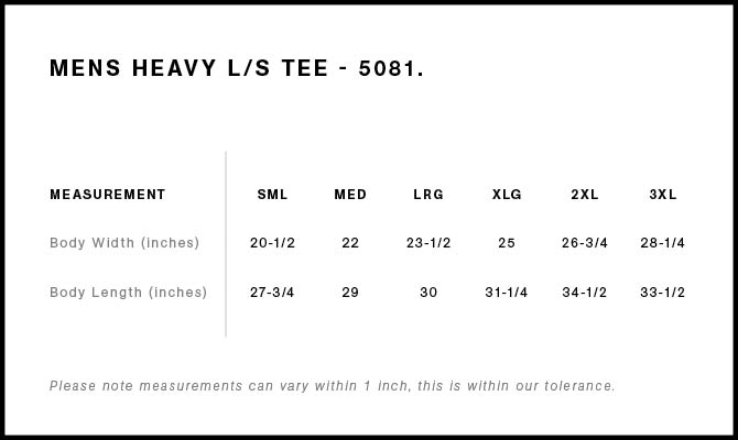 Heavy L/S Tee | 5081 38