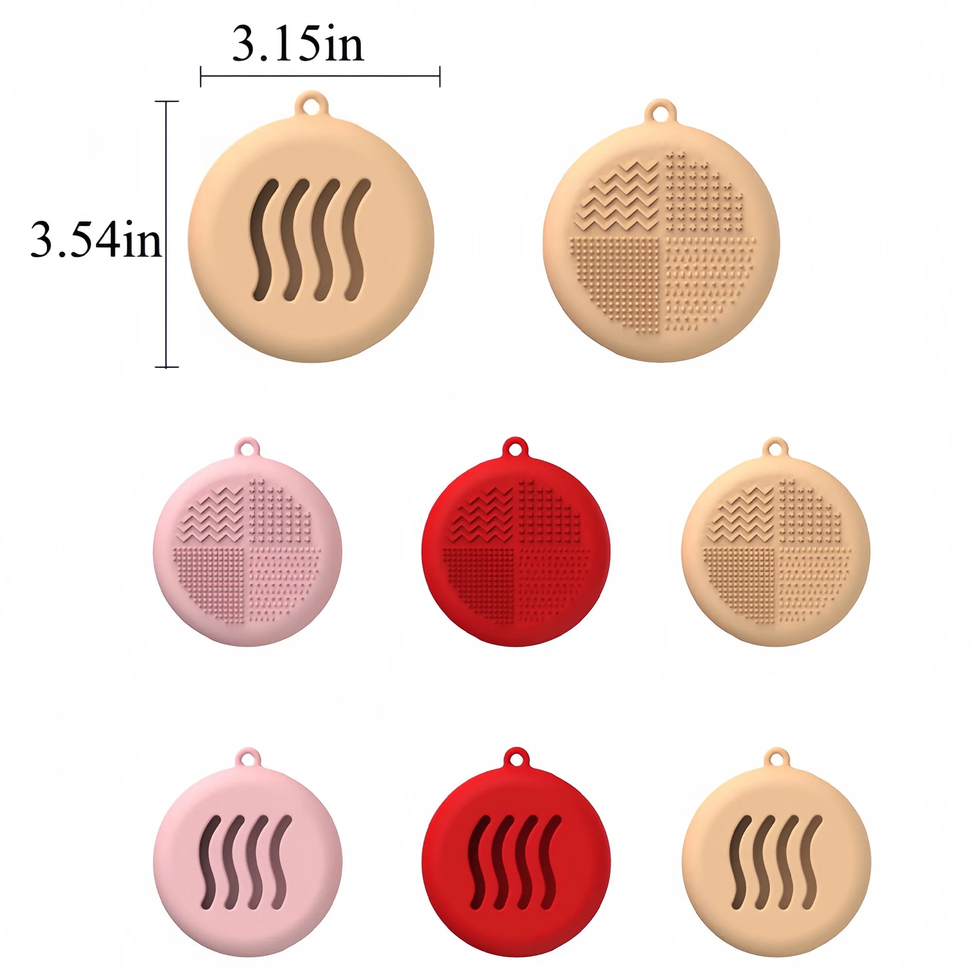 2 In 1 Portable Silicone Puff Holder And Brush Cleaner 5