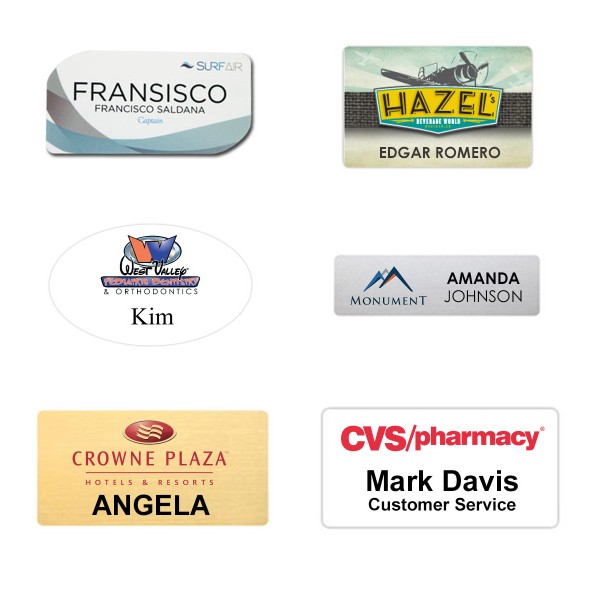 Digitally Printed Name Badge - USA Made 3