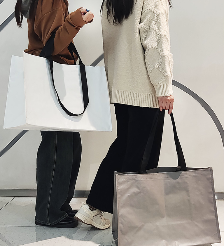 laminated Non-Woven Tote Bags customized 4