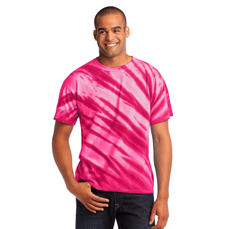 Port & Company - Tiger Stripe Tie-Dye Tee. 19