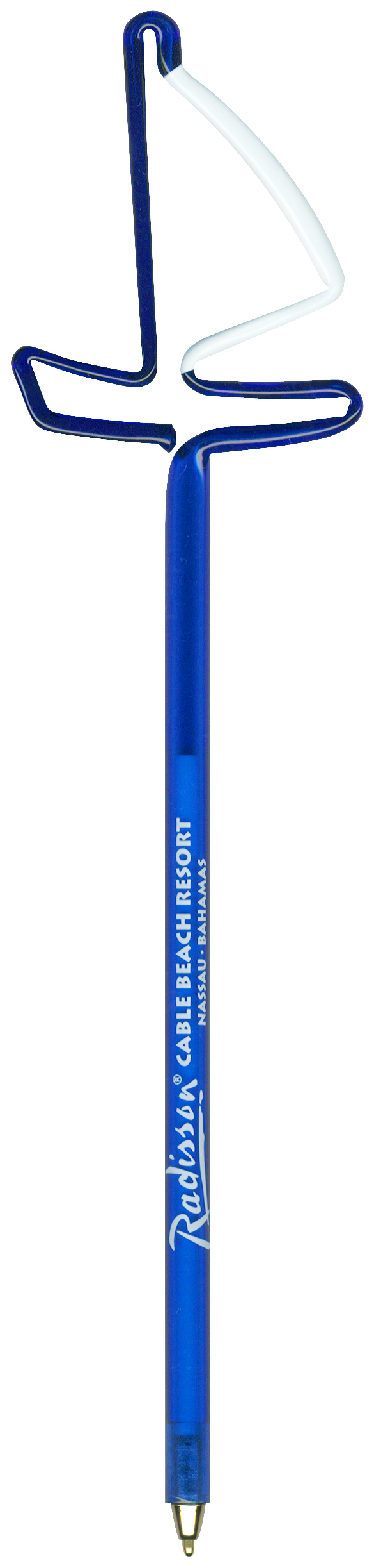 Sailboat Multi-Color Inkbend Standard, Bent Pen