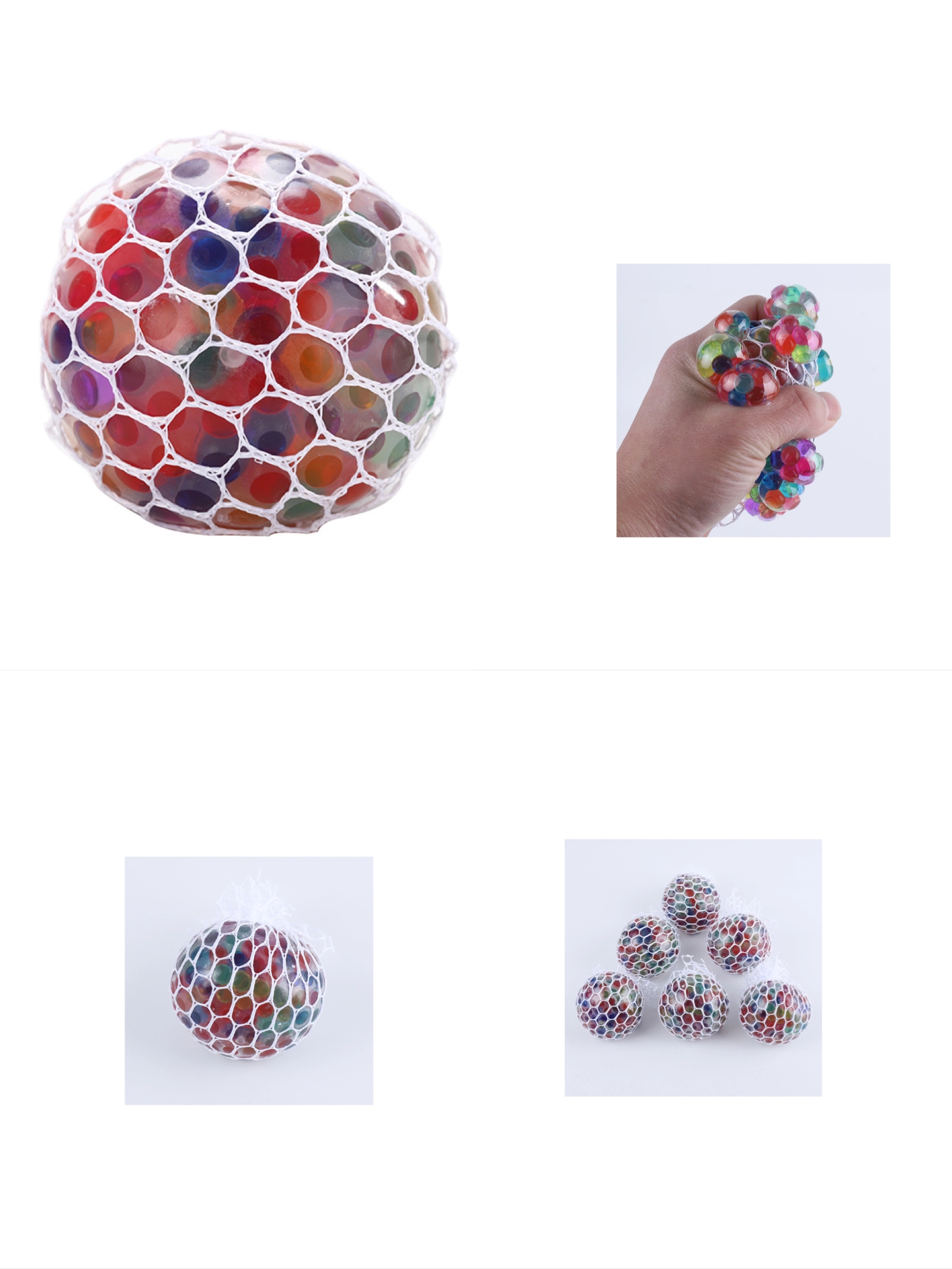 Color Aded Grape-Shaped Decompression Ball 1