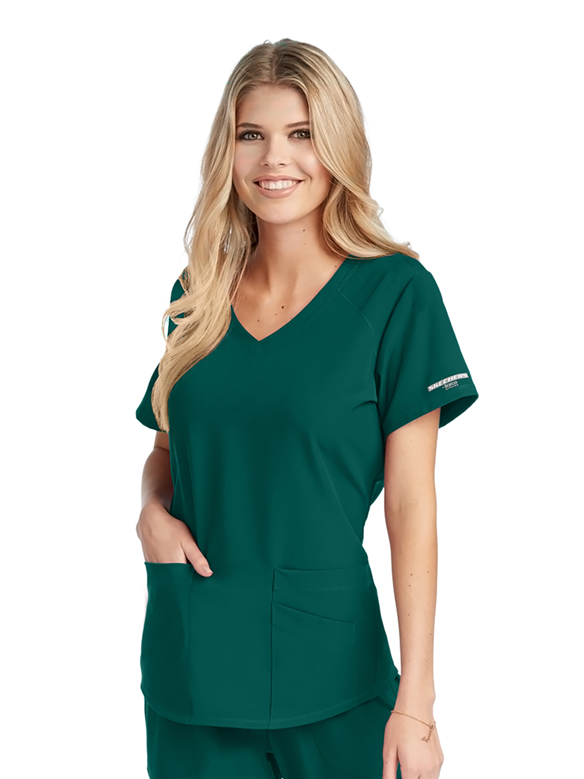 Skechers - Women's Three-Pocket Curved V-Neck Breeze Scrub Top 46
