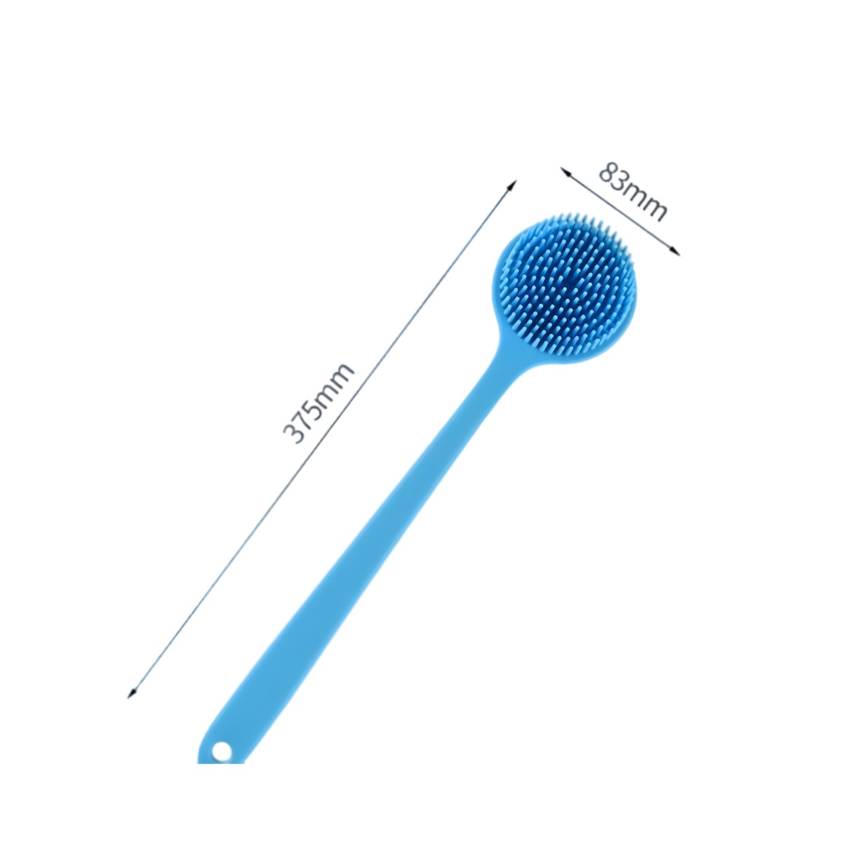 Double-sided Integrated Silicone Bath Brush 1