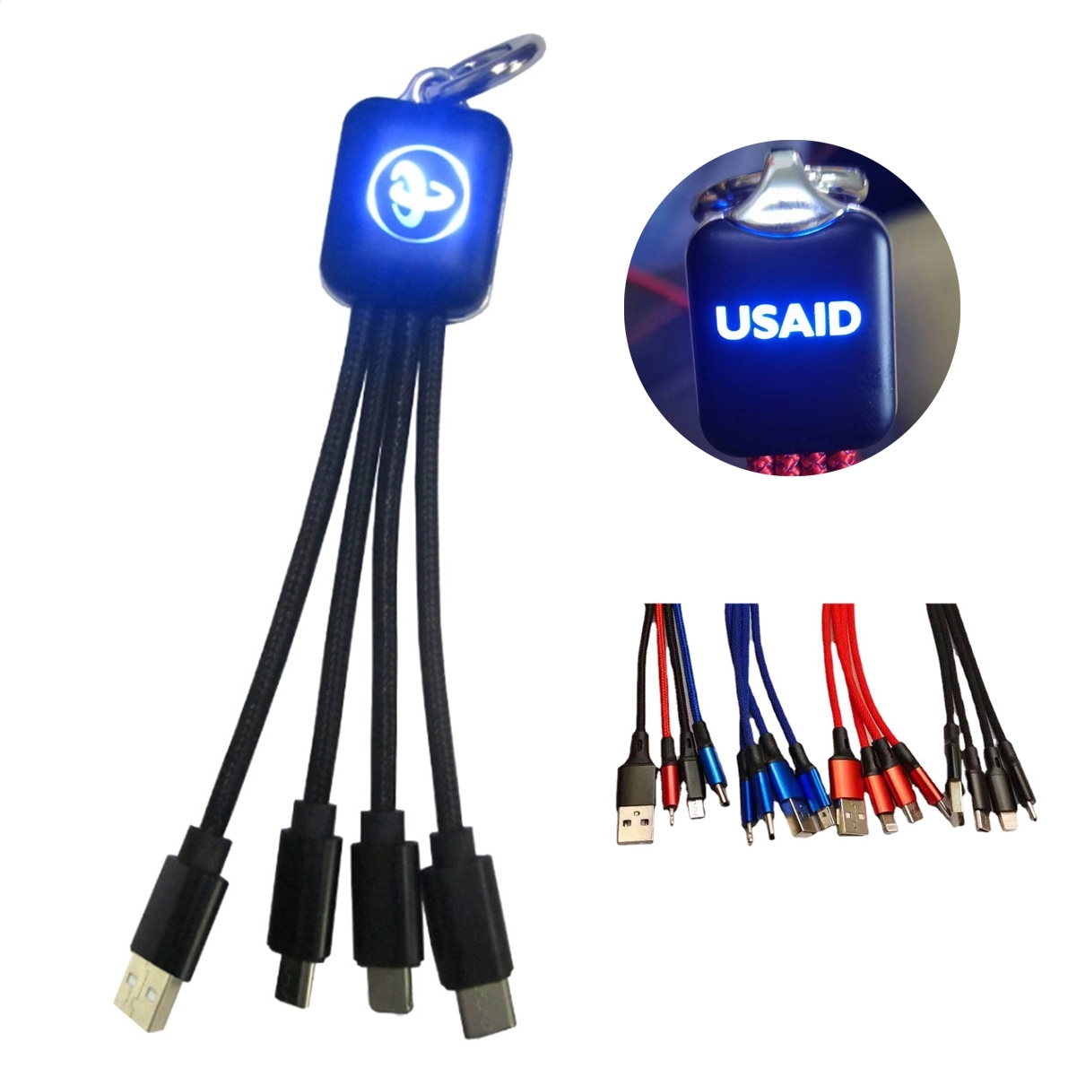 Light-Up Braided Charging Cable 2