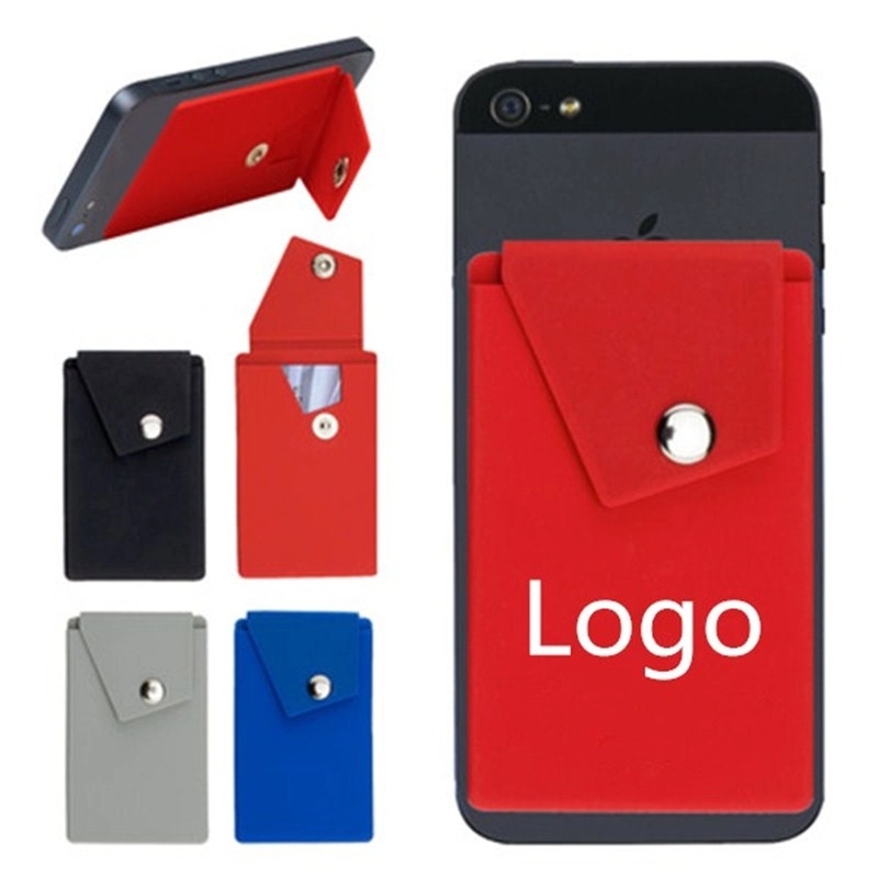 Phone Card Holder Silicone Wallet with Stand 9