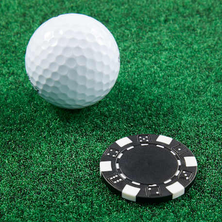Recycled Poker Chip Ball Marker 71