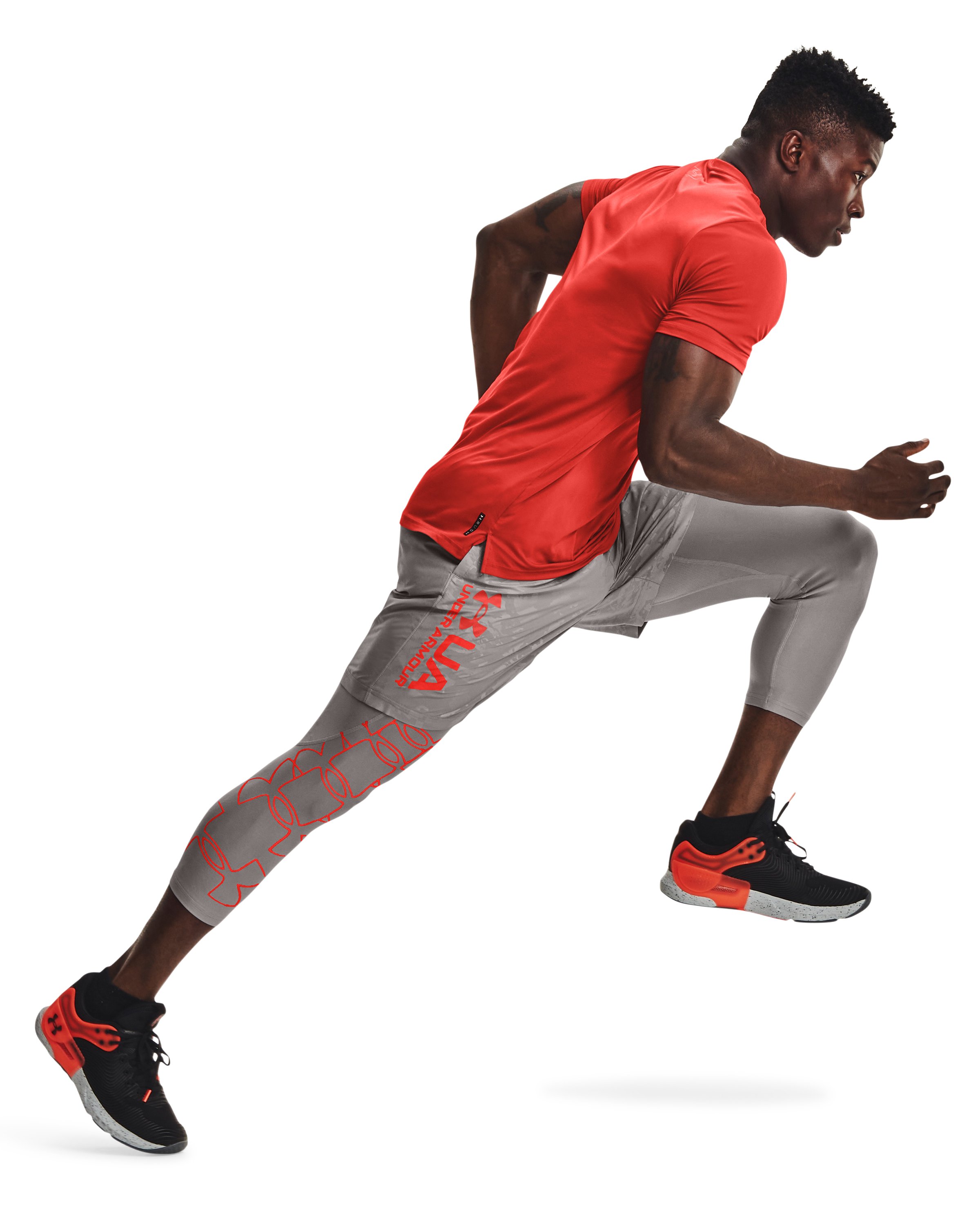 Men's HeatGear 3/4 Graphic Leggings  2