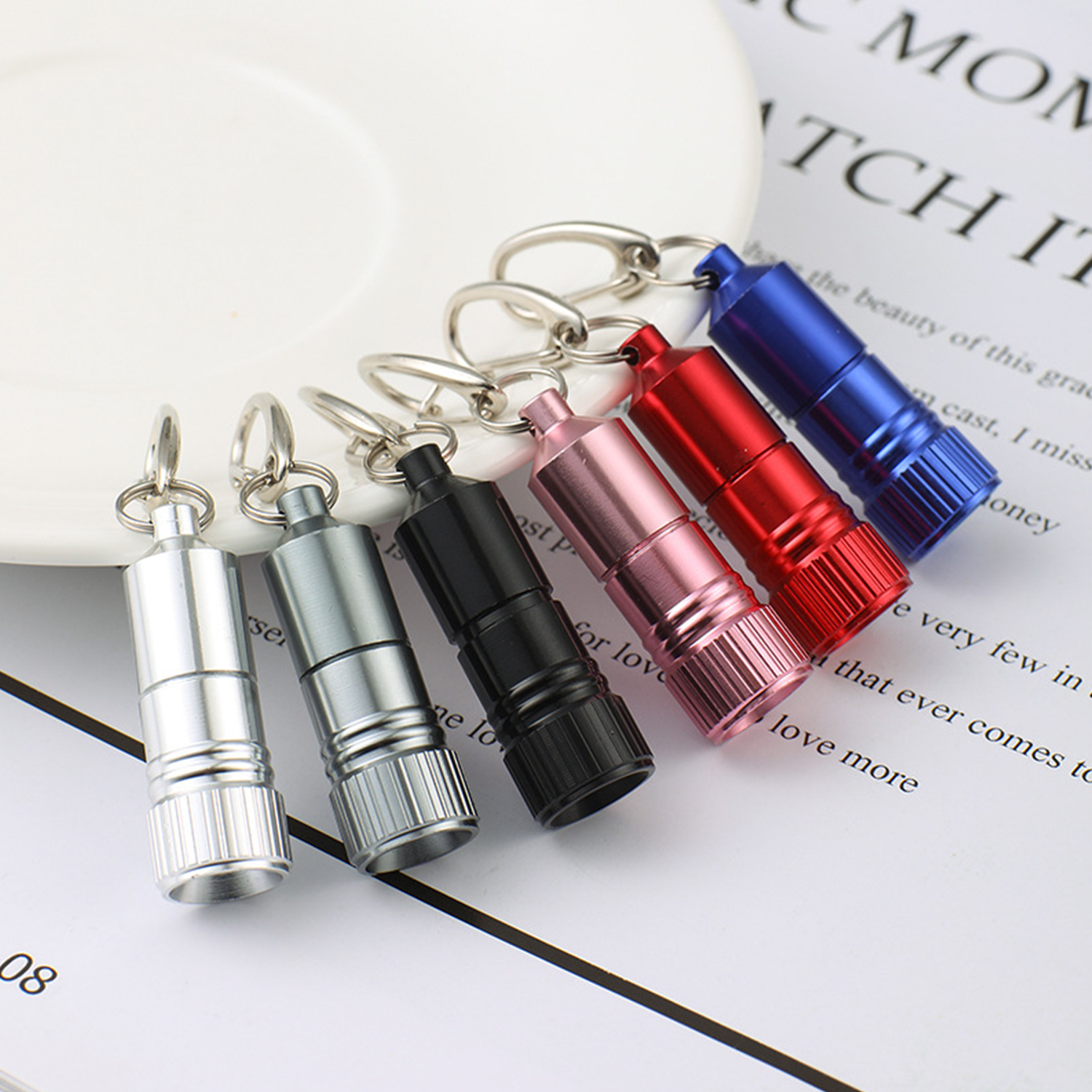 Mini LED Flashlight Keychain—Portable & Aluminum 8