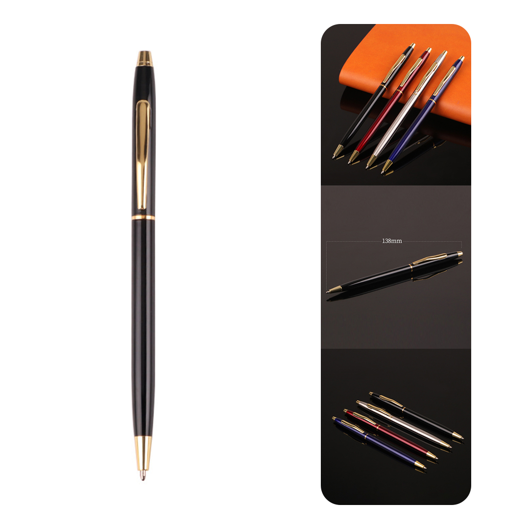 Slim Twist Mechanis Metallic Ballpoint Pens 2
