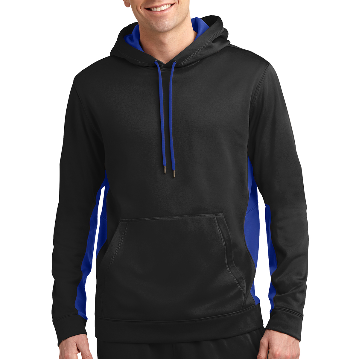 Sport-Tek® Sport-Wick® Fleece Colorblock Hooded Pullover 5