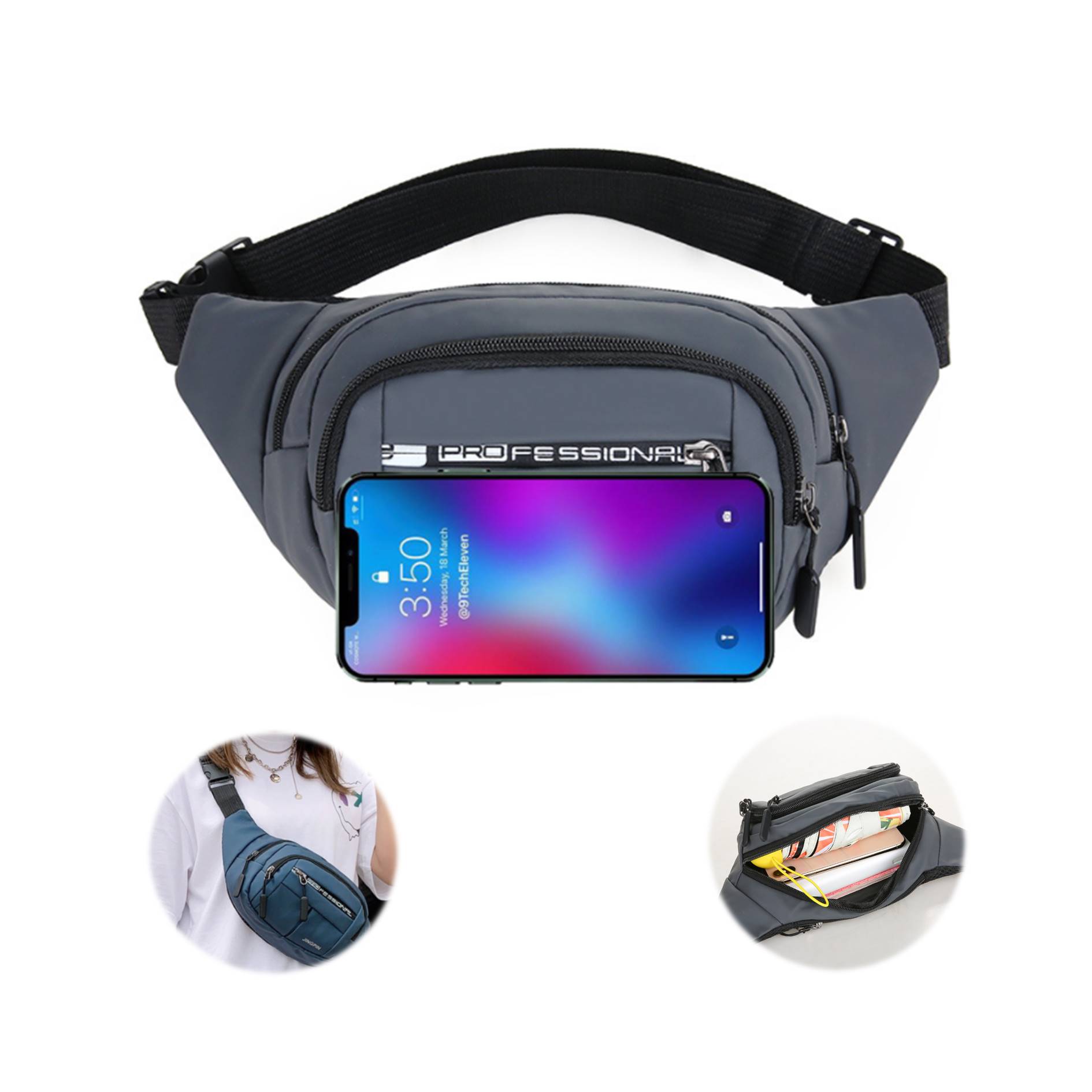Multi-Function Waterproof Sports Fanny Pack 4