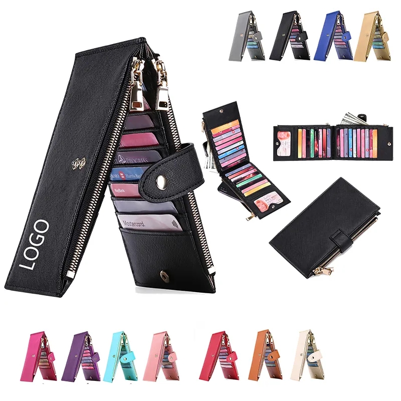 Womens Walllet RFID Blocking Bifold Multi Card 5
