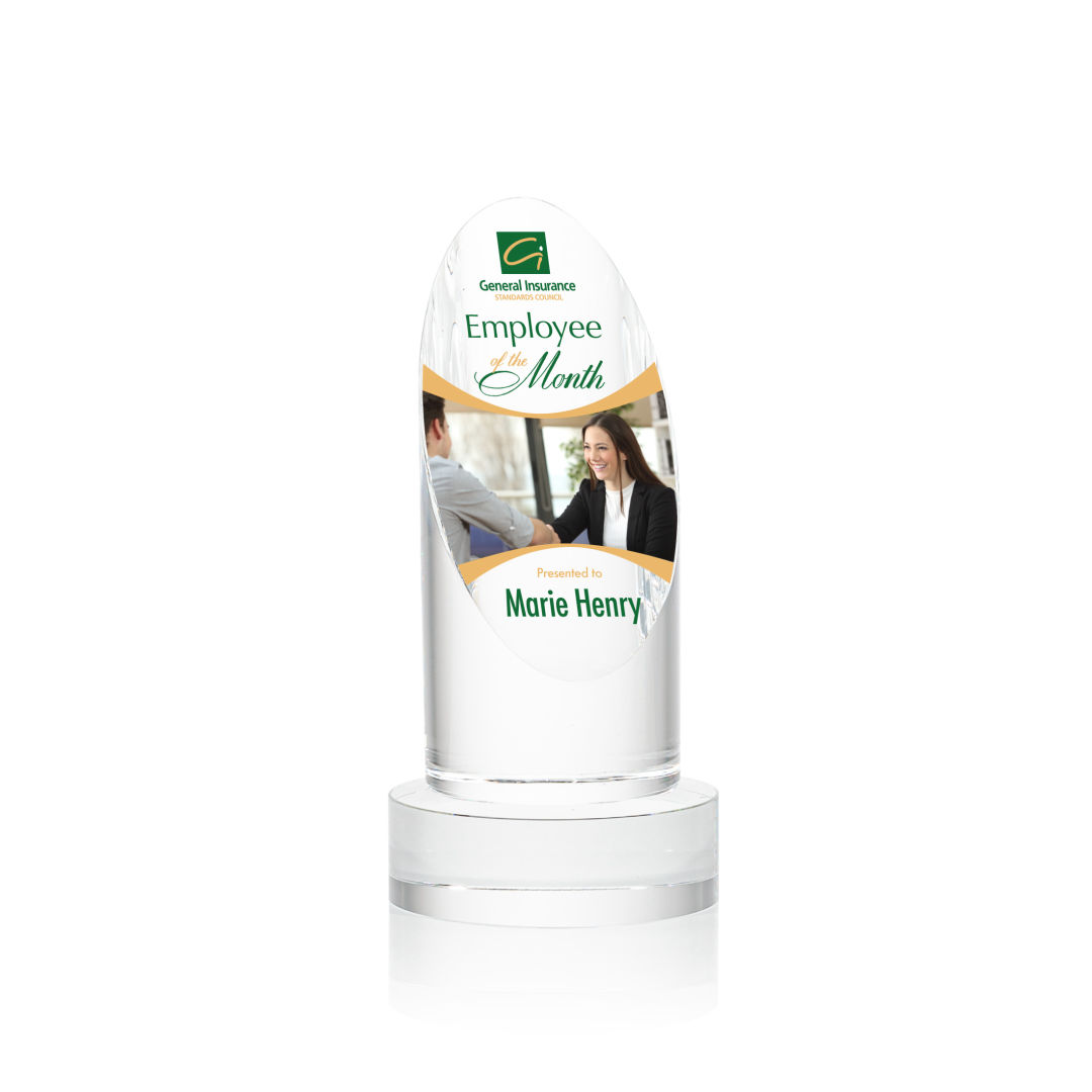 Lauder VividPrint™ Award on Base - Clear 4