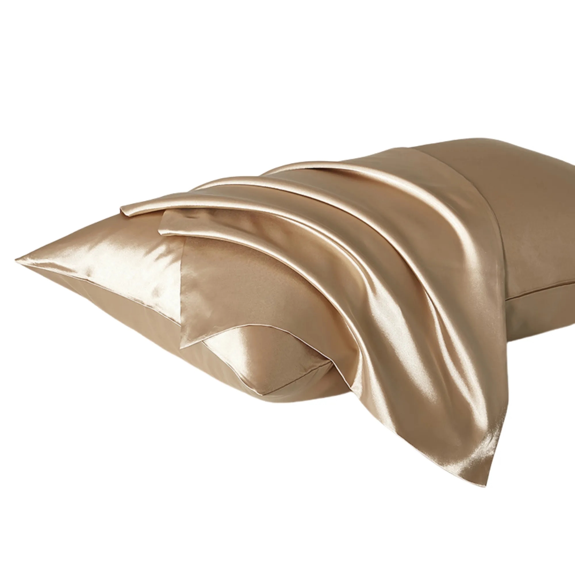 2-Pack Summer Washed Ice Silk Pillowcases 4