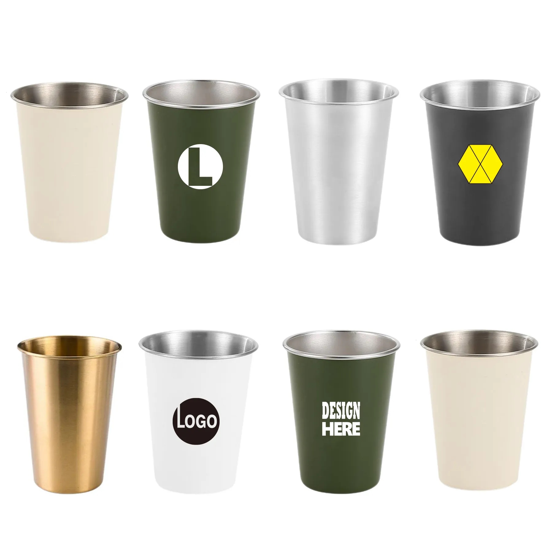 12 Oz Stainless Steel Camping Cup 5