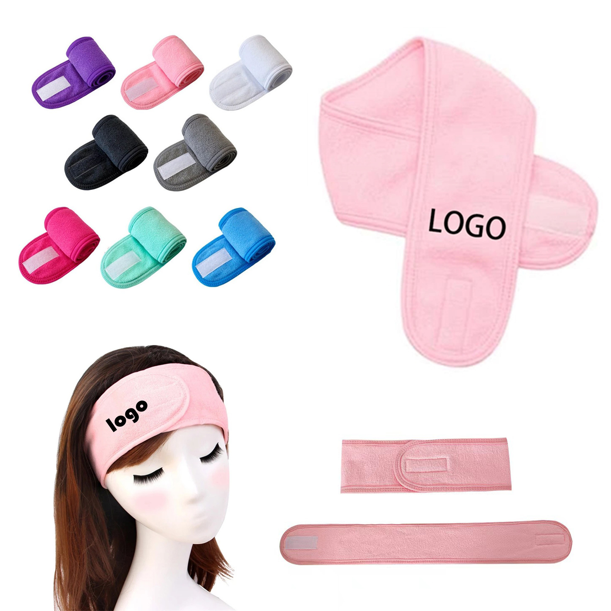 Sports Face Wash Makeup Adjustable Headband 11