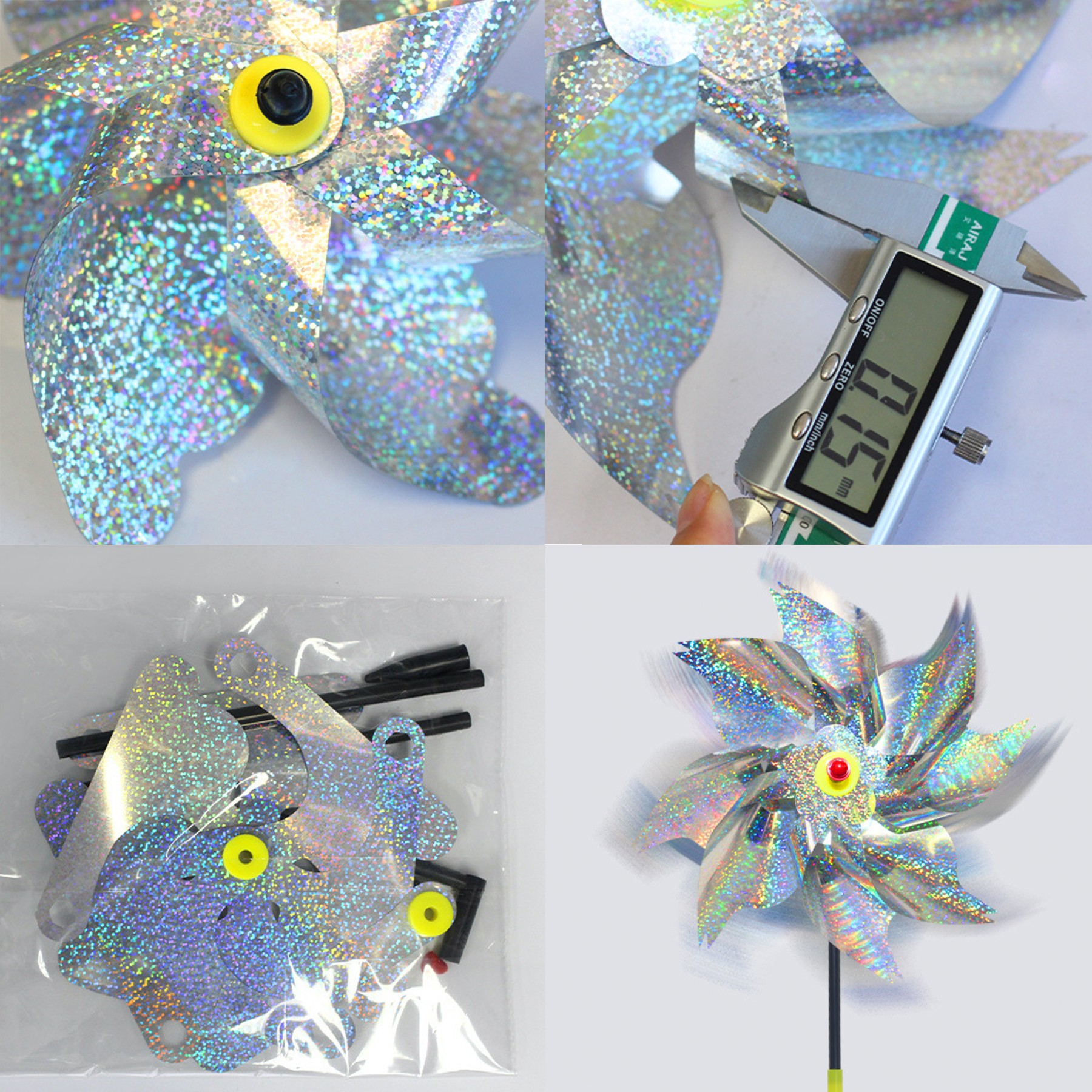 Colorful Windmill For Repel Birds 1