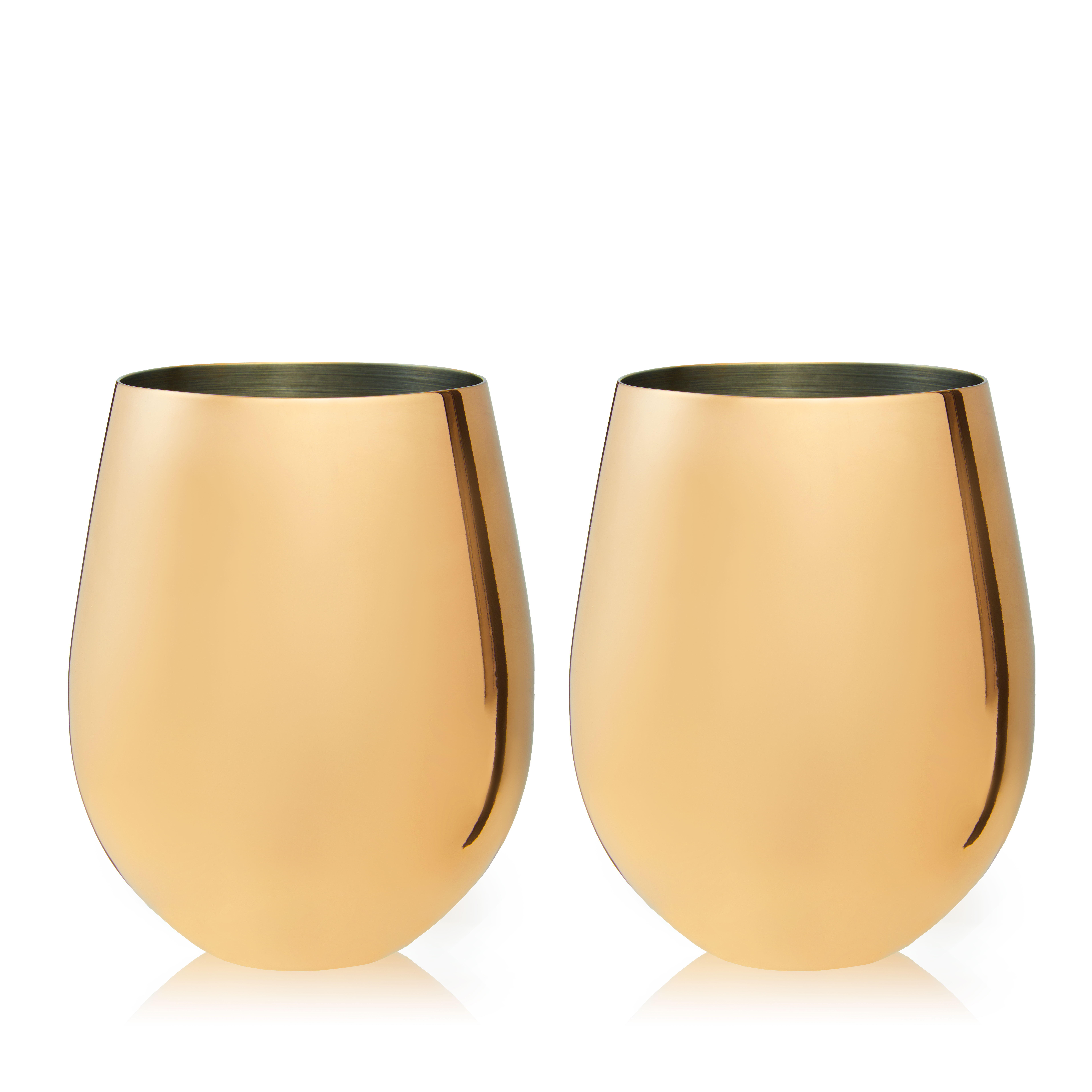 Viski® Stemless Metal Wine Tumbler