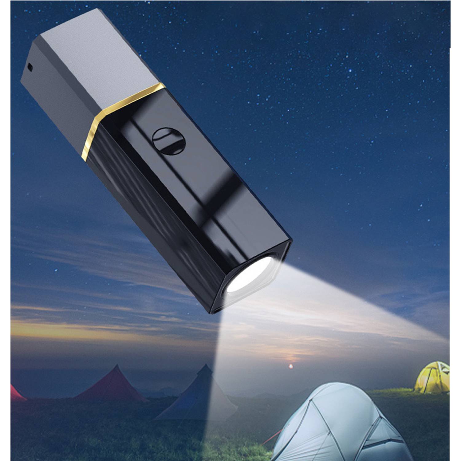 Multi-functional 3-in-1 charging Power Bank W/ LED flashligh 5