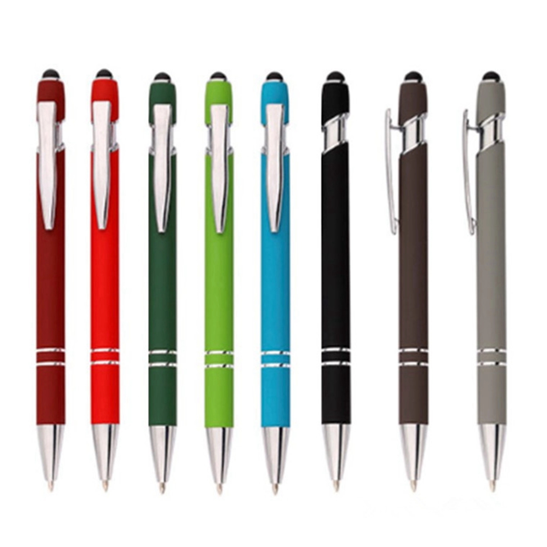 Metal Stylus Ballpoint Pen With Logo 2