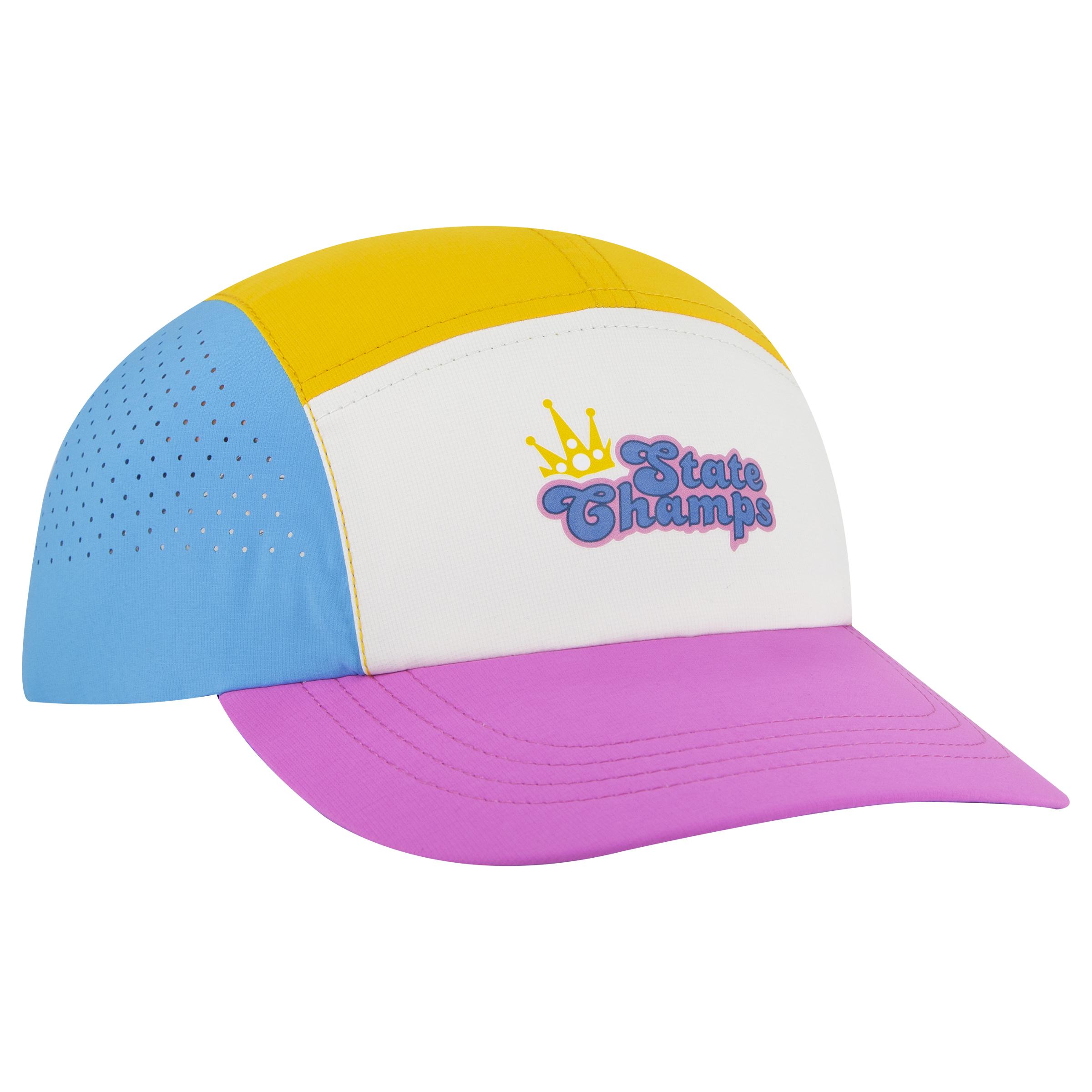 OTTO CAP 5 Panel Running Hat w/ Elastic Soft Visor 5