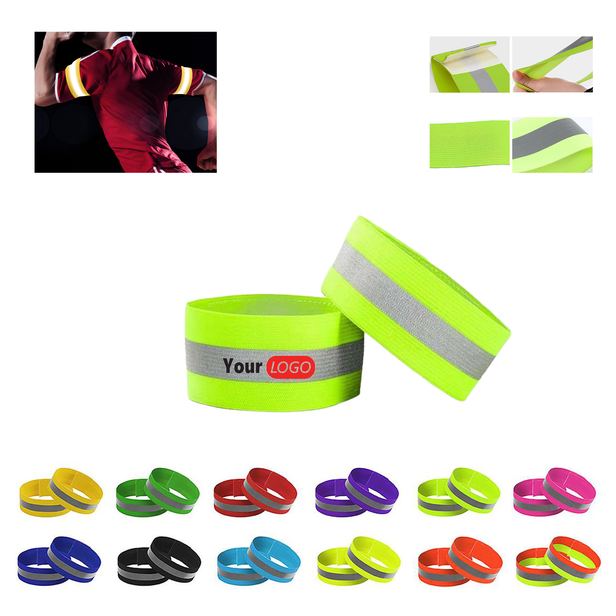 Reflective Wrist Strap High Visibility Safety Tape 2