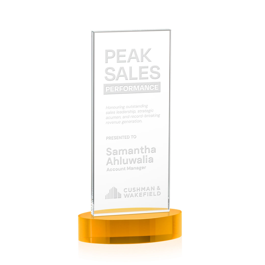 Heathrow Award on Alberton Base - Amber 2
