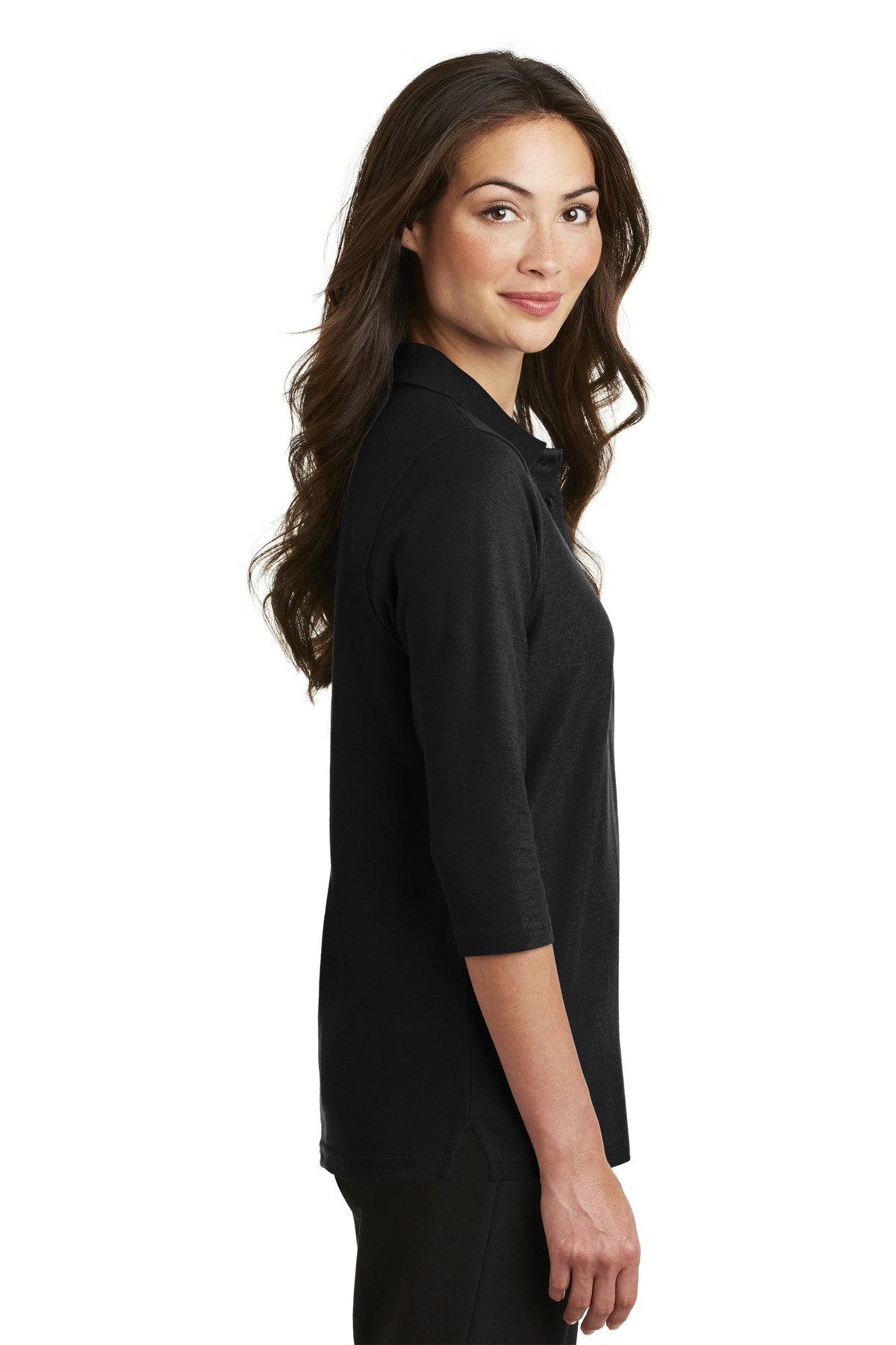 Women's Silk Touch 3/4-Sleeve Polo