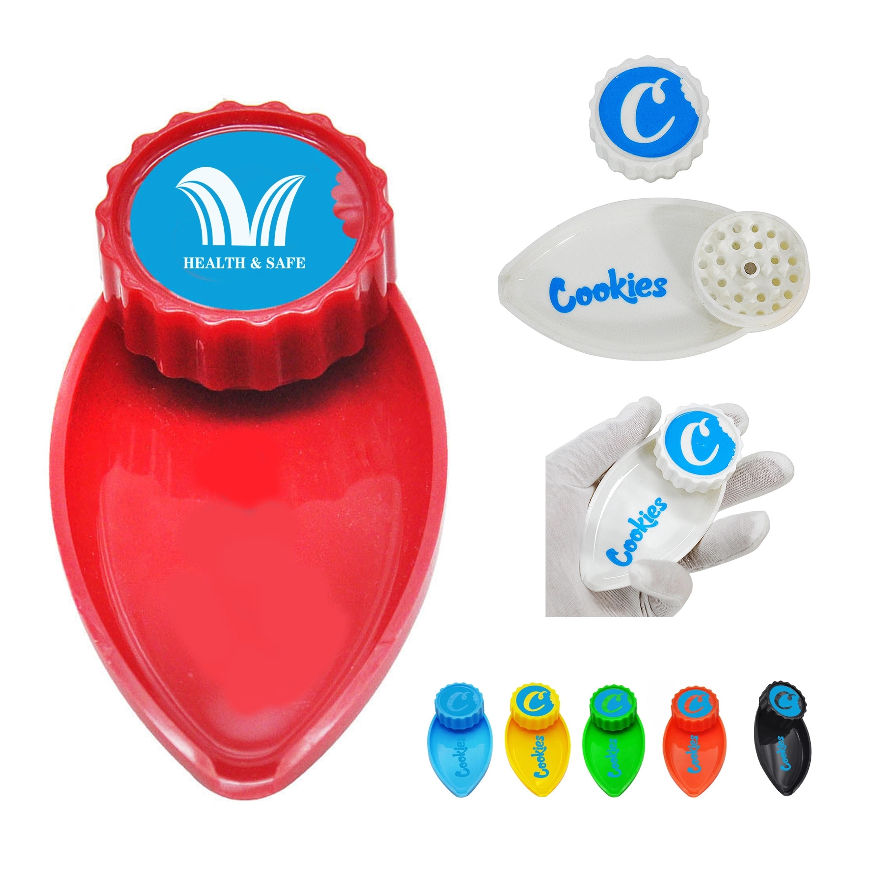 Bath Plastic Tobacco Grinder For Cannabis 1