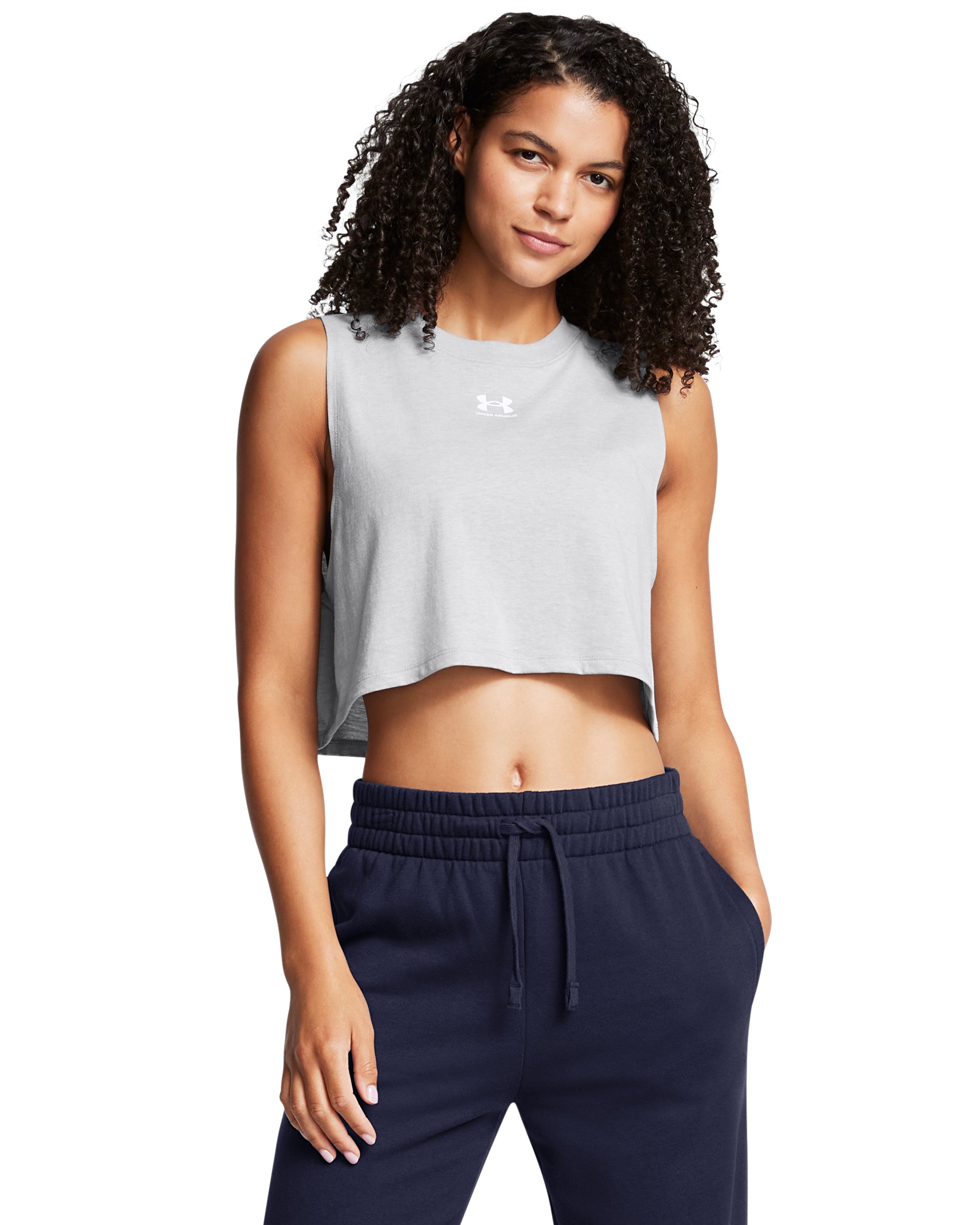 UA Cropped Logo Women's Tank 2