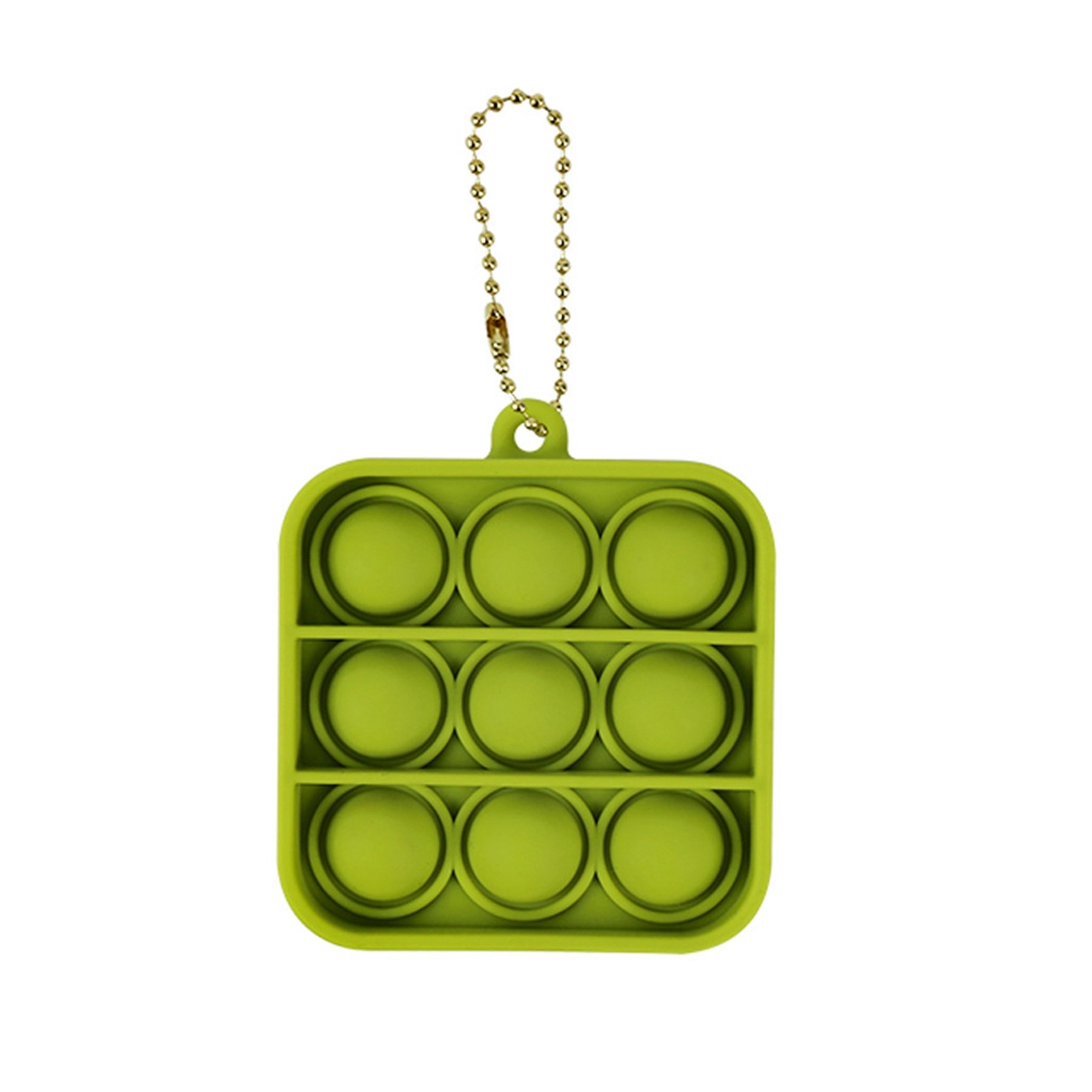 Square-Shaped Push Popping Bubble Keychain 4