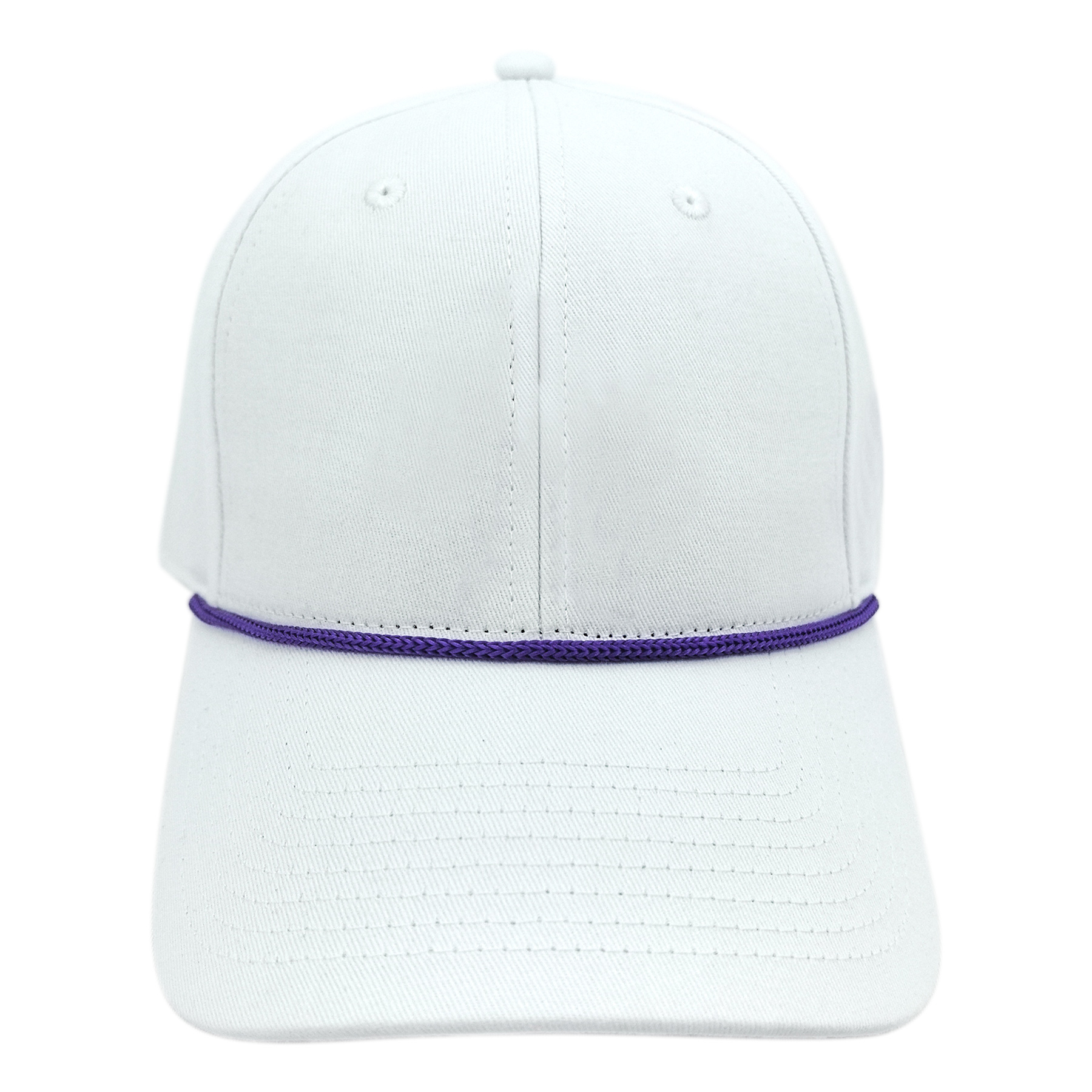 3D Embroidery 6-Panel Cotton Baseball Cap With Cord 3