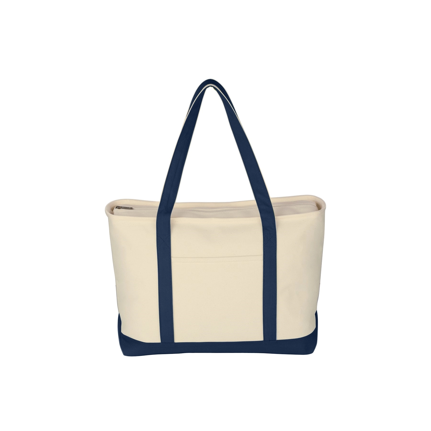 Large Cotton Canvas Boat Tote Bag, custom tote bag with logo imprint 5