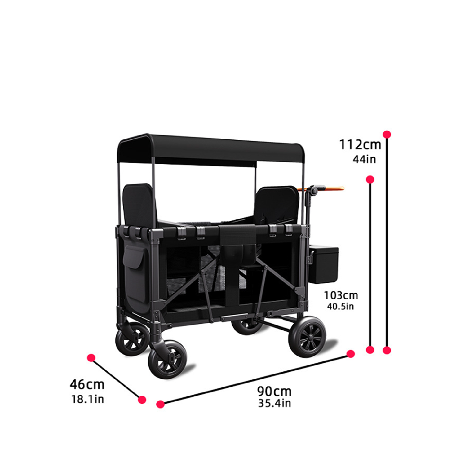 Twin easy mountain strollers 1