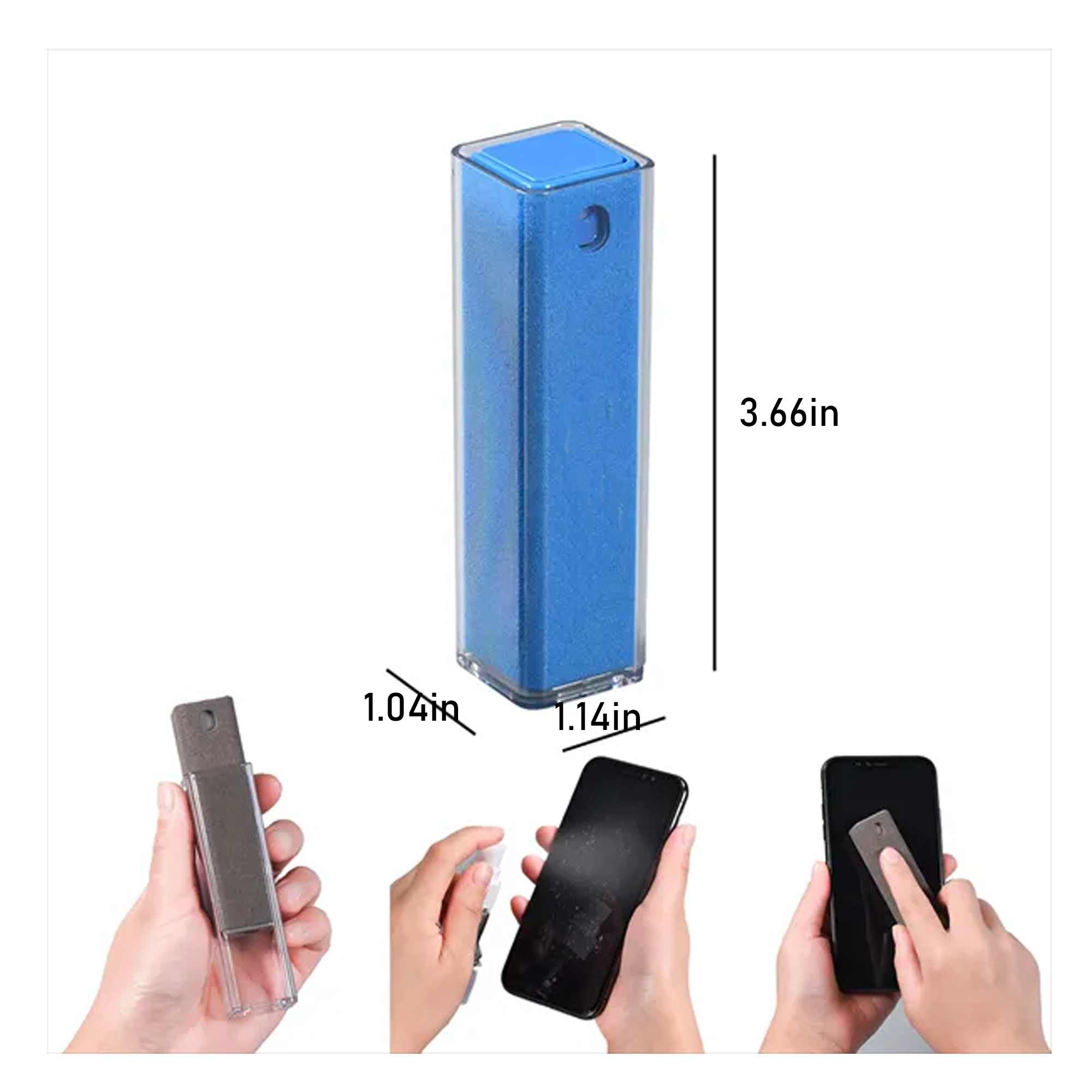 Spray & Swipe Antimicrobial Microfiber Screen Cleaner 2