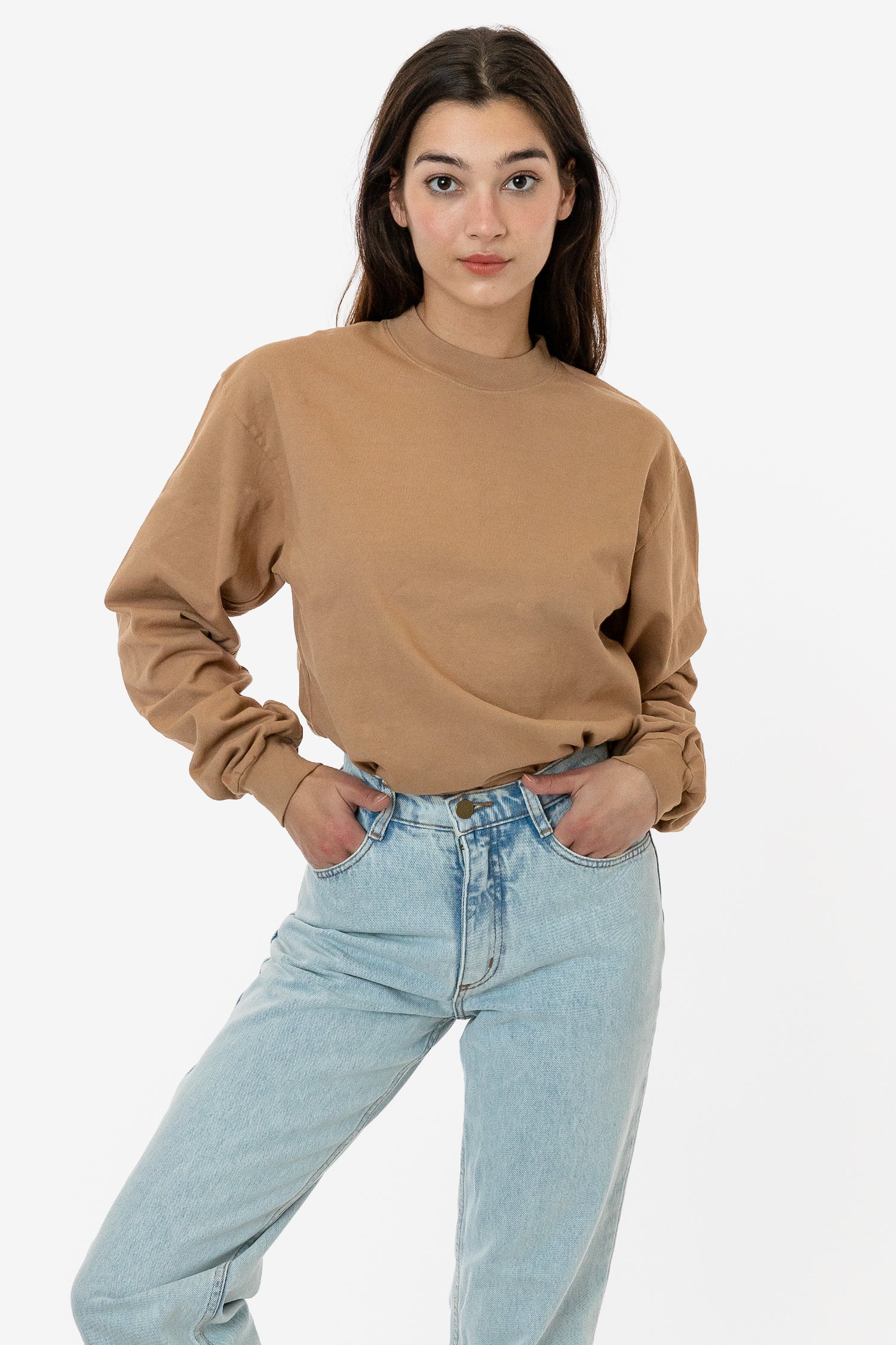 L/S MOCK NECK SHIRT 7.5OZ 4