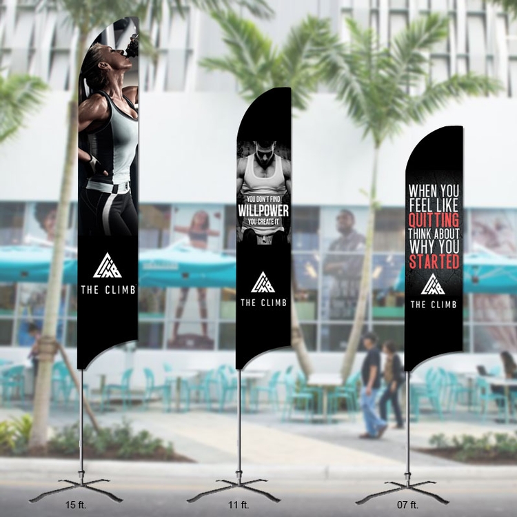 Flex Banner™ G7 Kit, Single-Sided 15' Advertising Banner Flag outdoor banner flag 2
