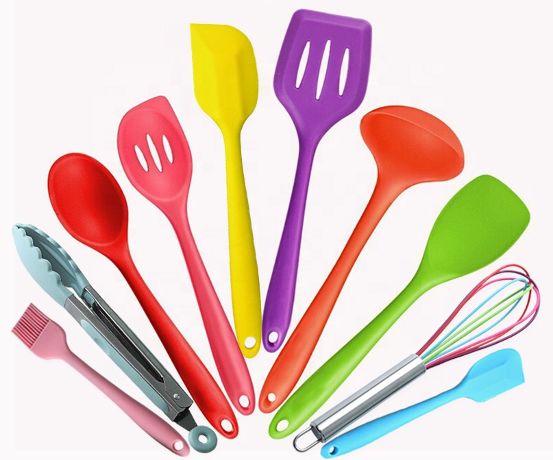 10-Piece Sets Silicone Kitchenware Cooking Utensils 2