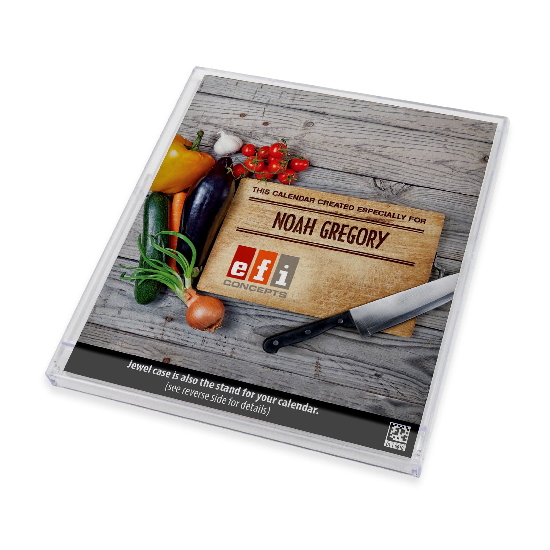 Jewel Case Calendar w/Name Personalization (CD Size) 2