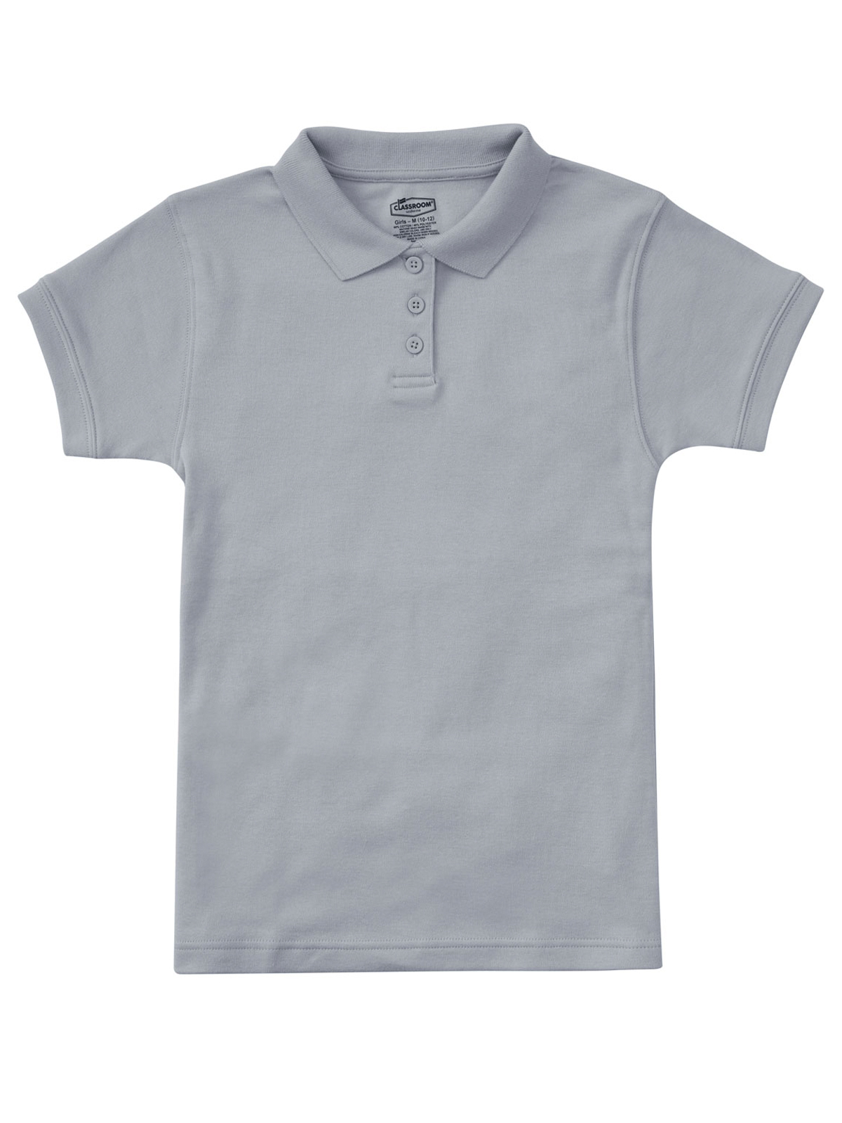 Classroom Uniforms - Junior Girls' Short Sleeve Fitted Interlock Polo 10