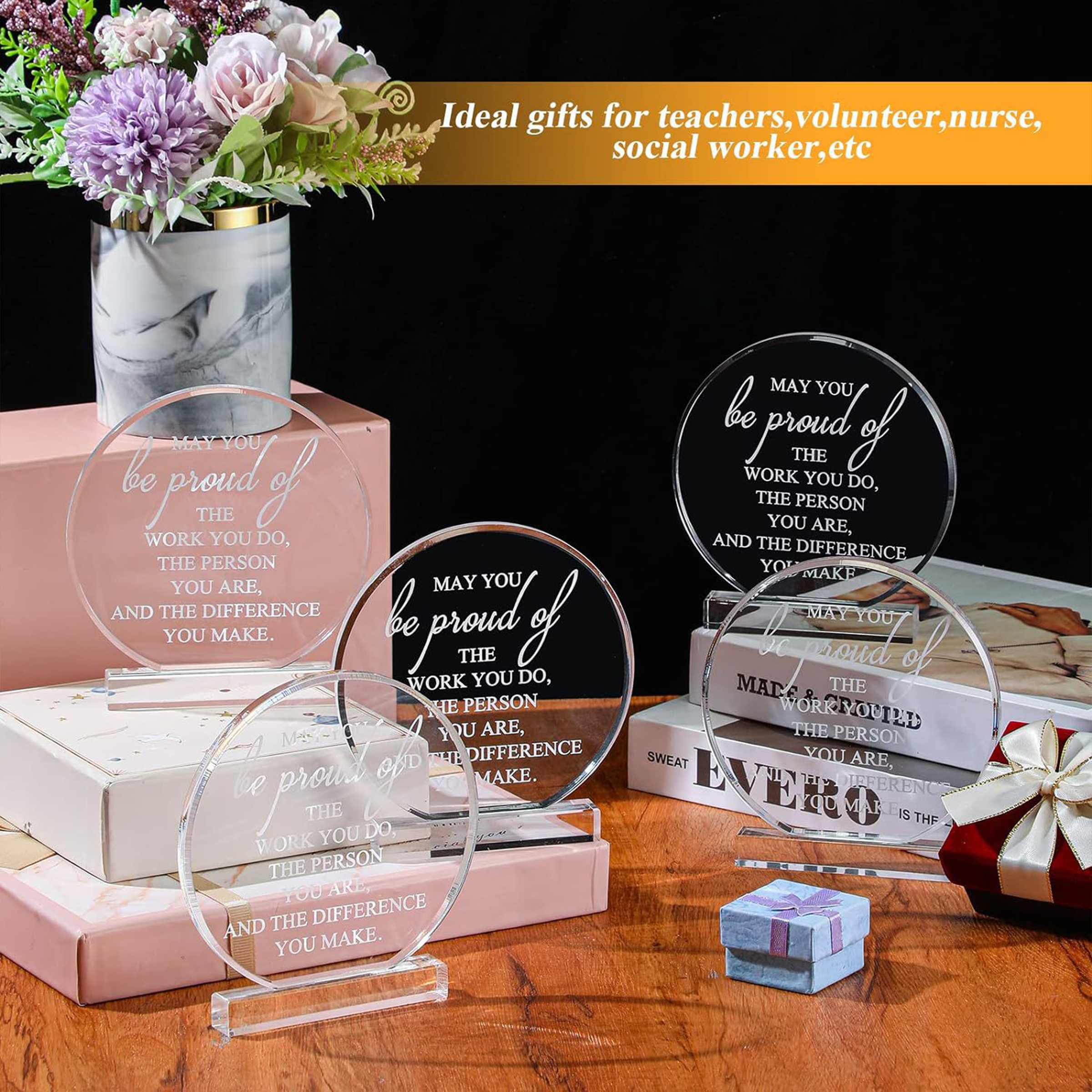 Acrylic Plastic Award Commemorative Trophy 1