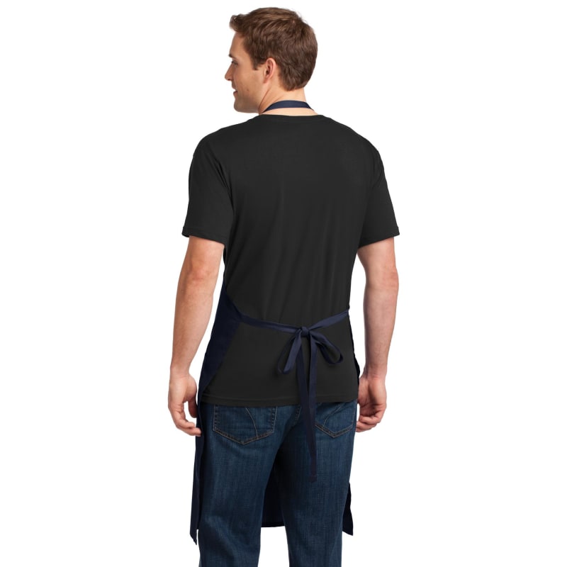 Port Authority Easy Care Extra Long Bib Apron With Stain Release. 24