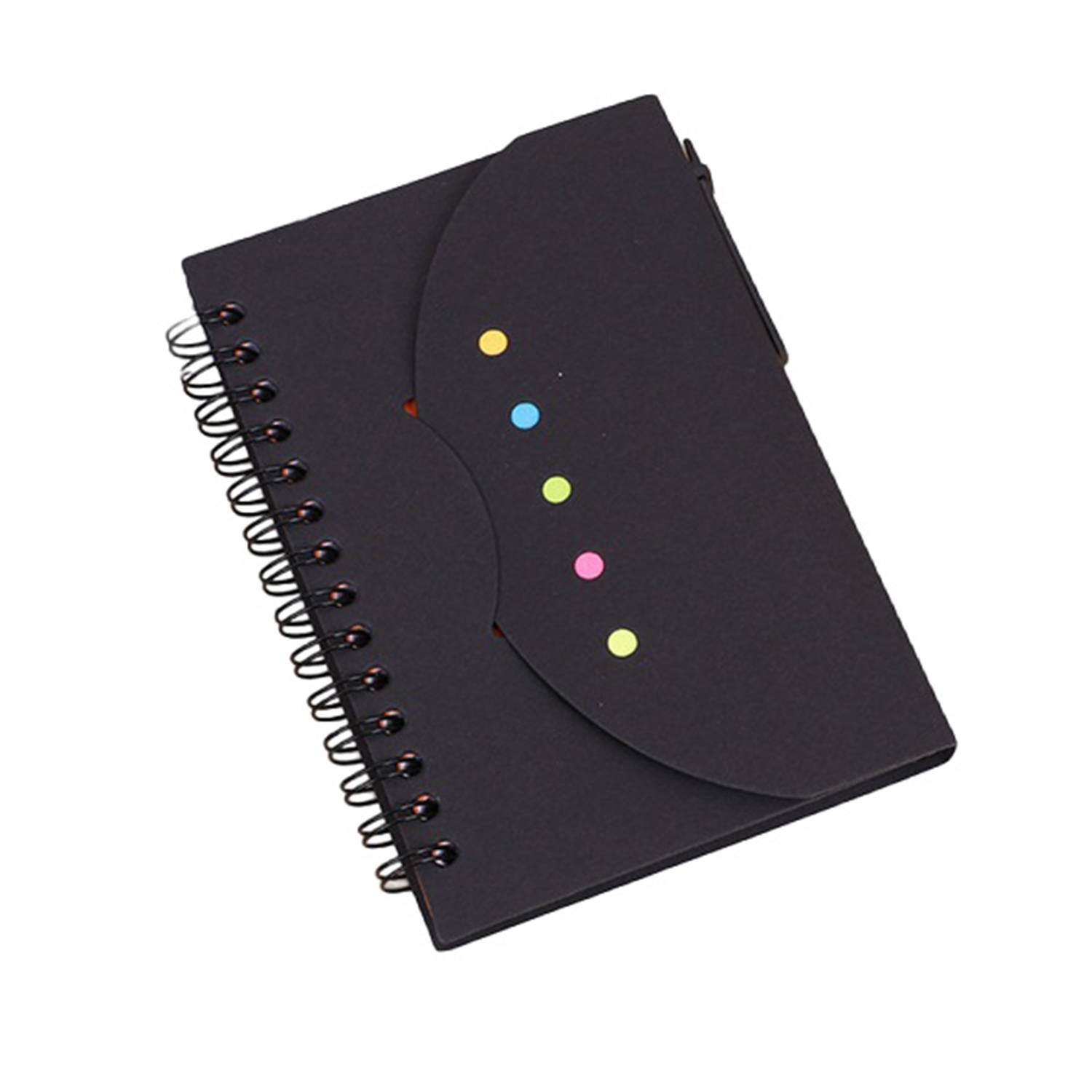 Sticky Notes Spiral Notebook w/ Pen 1
