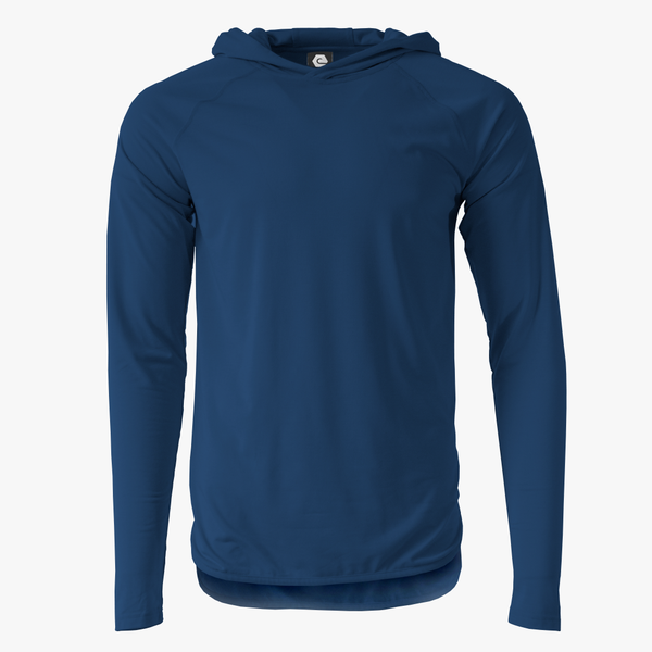 #H212 / Varsity Lightweight Droptail Long Sleeve Hoodie (Unisex) 1