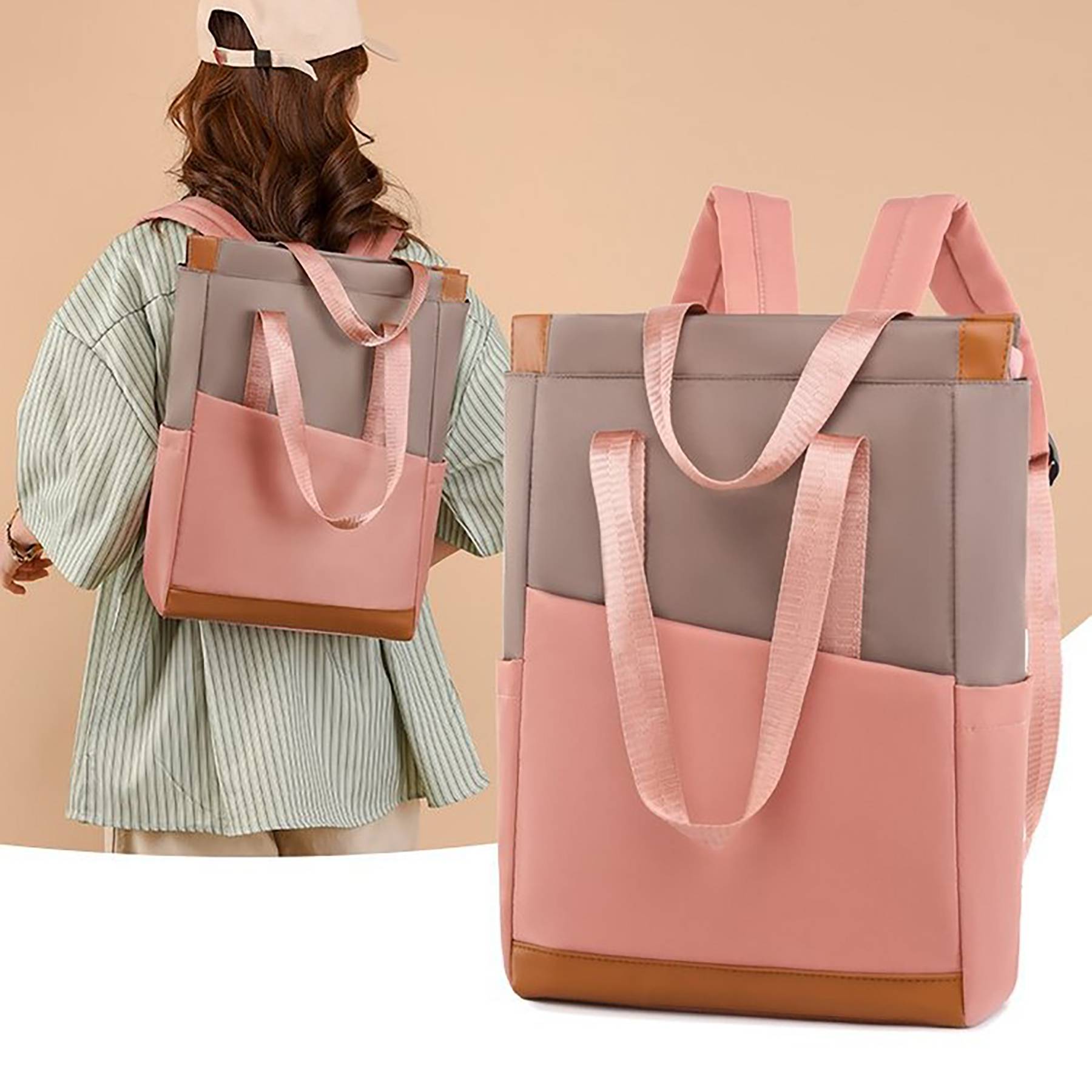 Nylon Leisure Bags Female Travel Backpack 3