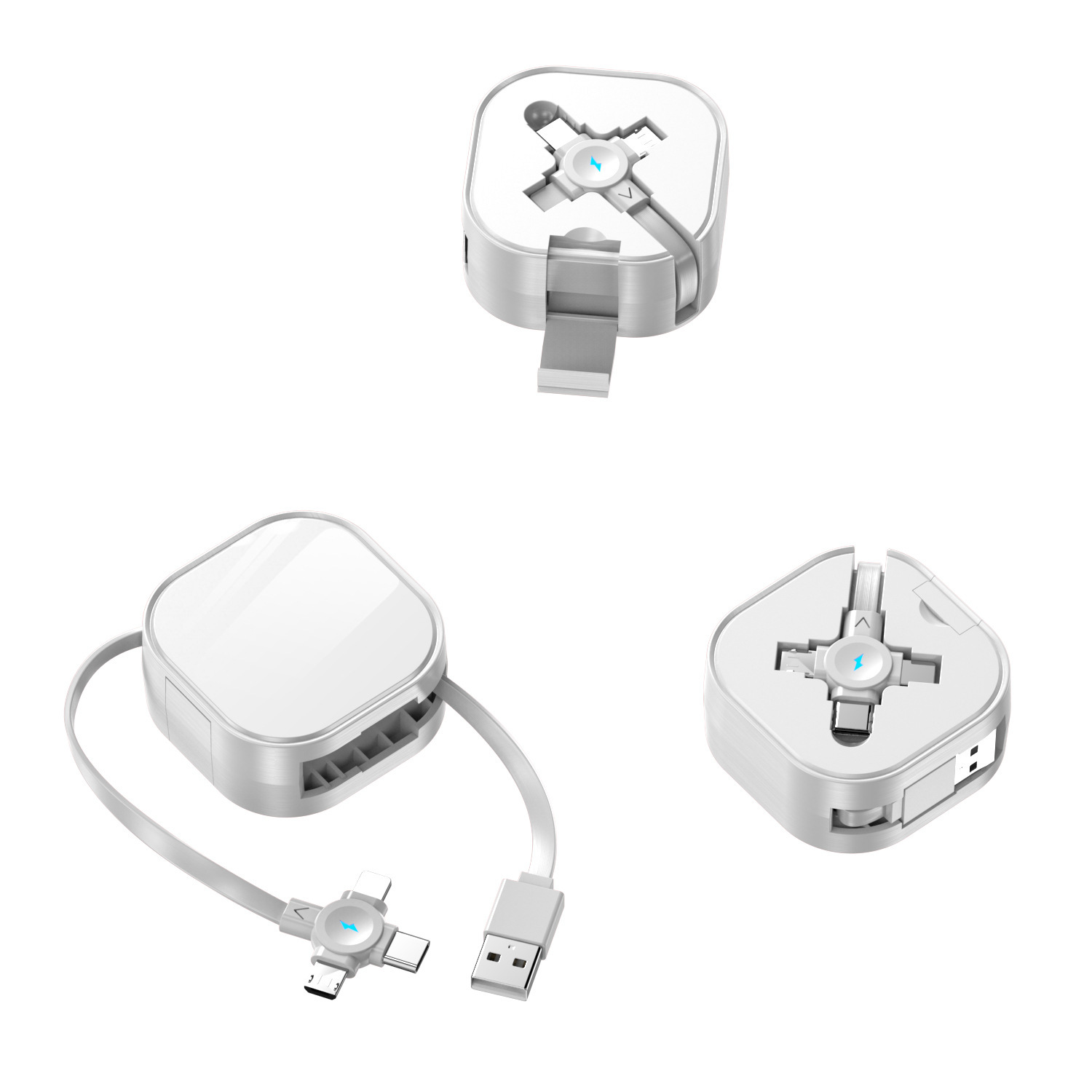 3-in-1 Charging Cable with a Phone Stand 7